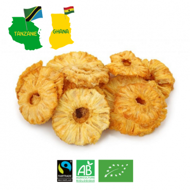 Ananas séché en rondelle